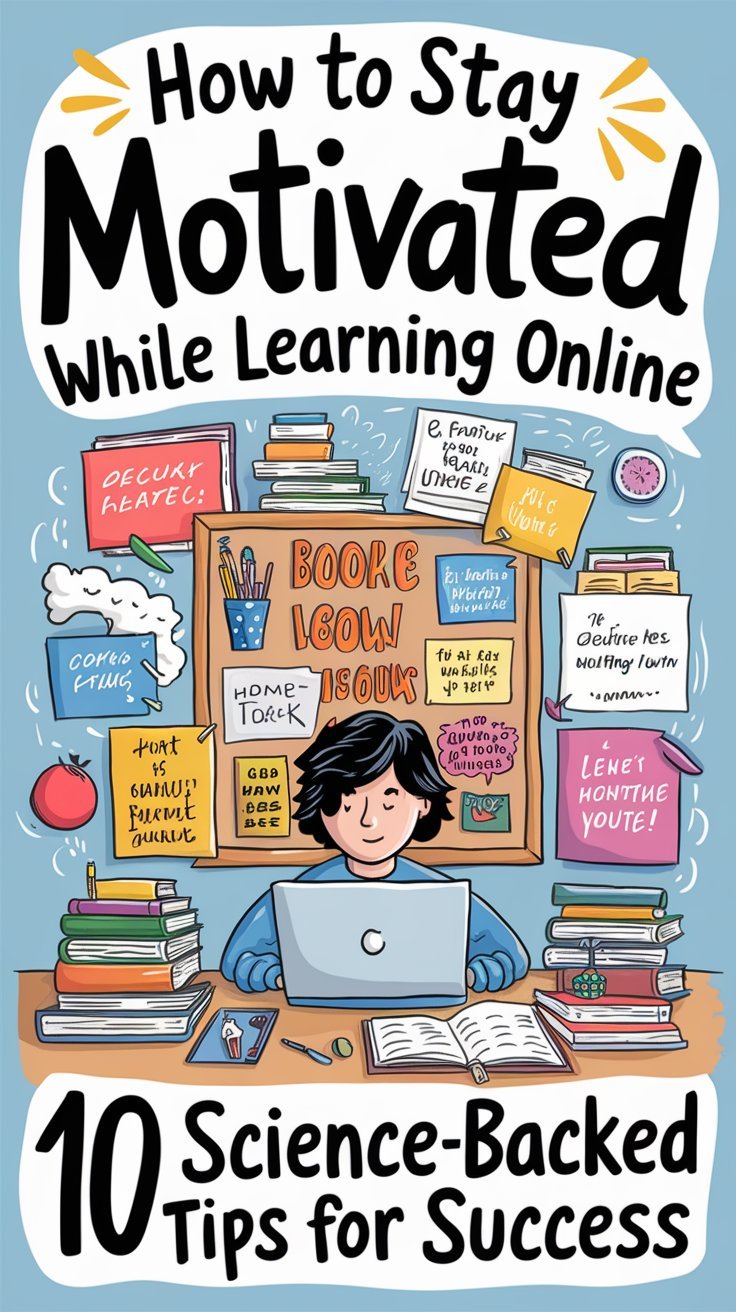 How to Stay Motivated While Learning Online: 10 Science-Backed Tips for Success